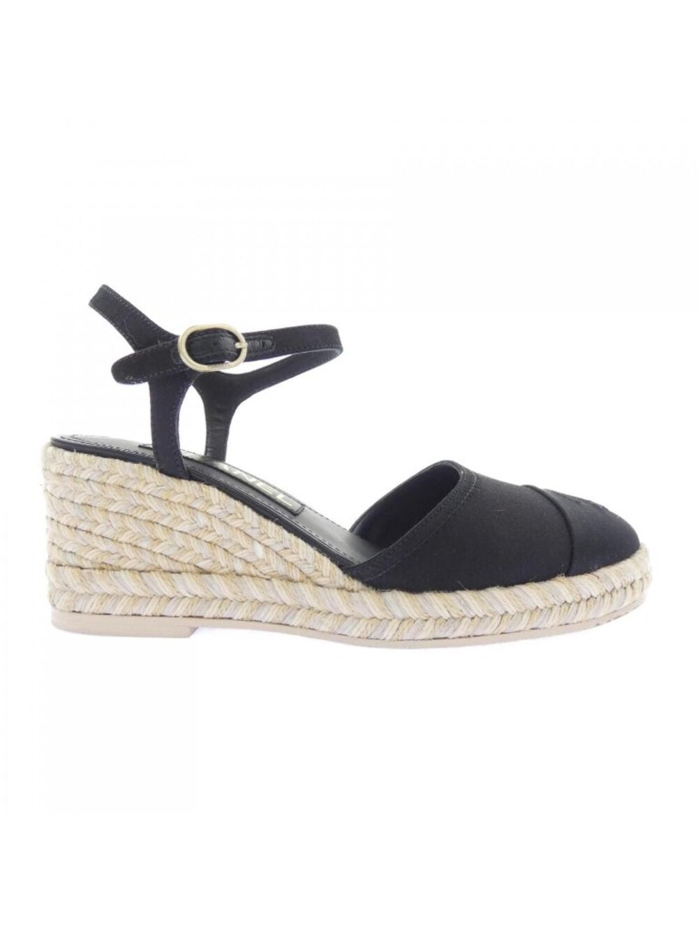 Chanel Espadrilles Shoes Black